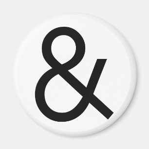 Imã Ampersand - preto