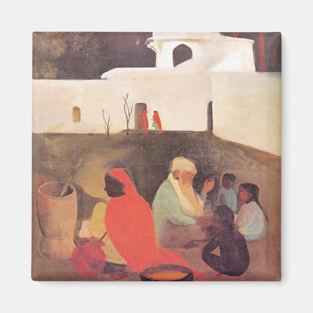 Imã Amrita Sher-Gil - Antigo contador de histórias, be (Frente)