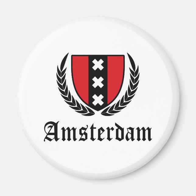 Imã Amsterdam Crest (Frente)
