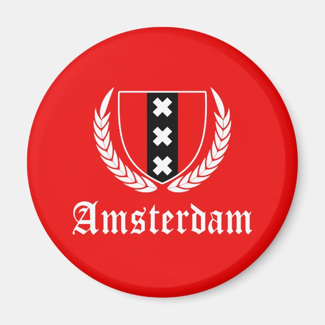 Imã Amsterdam Crest (Frente)