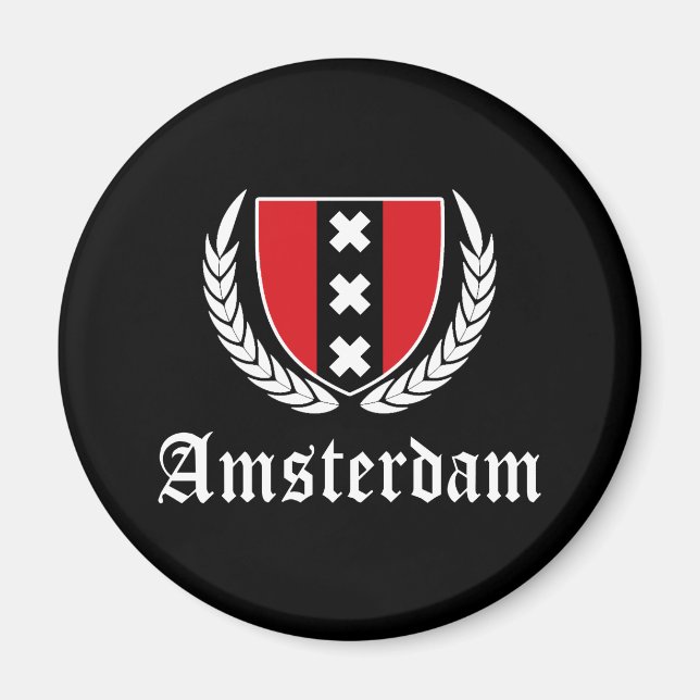 Imã Amsterdam Crest (Frente)