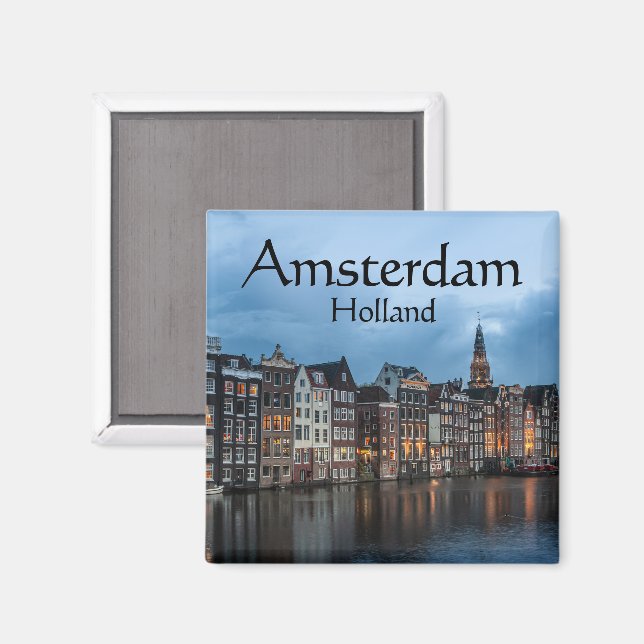 Imã Amsterdam Souvenir (Front/Back)