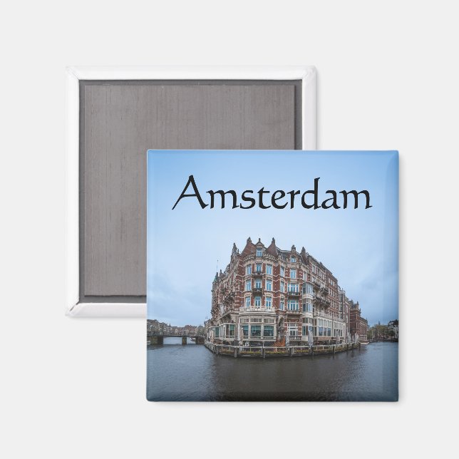 Imã Amsterdam Souvenir (Front/Back)