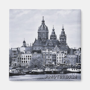 Imã Amsterdão, Holland (imã de geladeira)