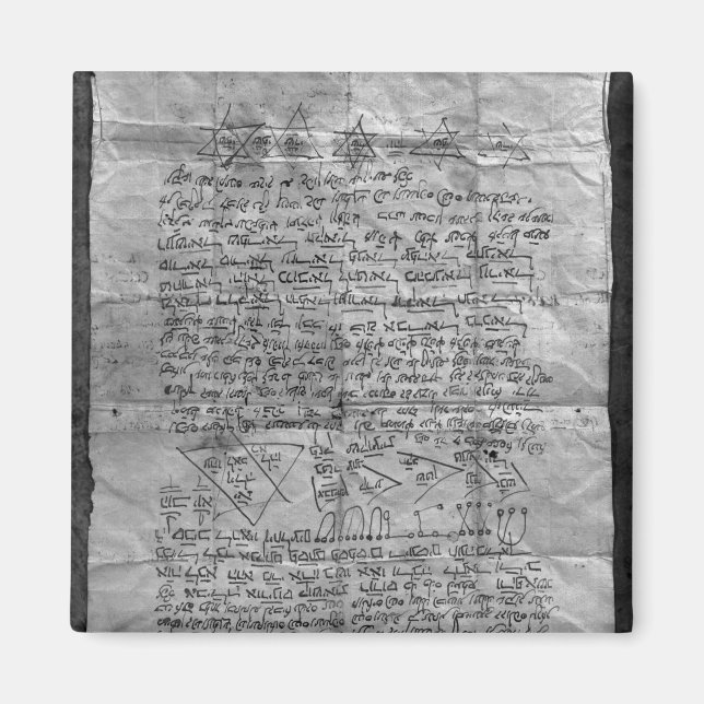 Imã Amuleto cabalístico (Frente)