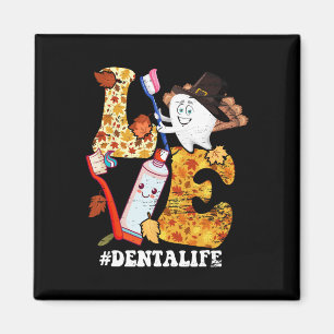 Imã AMVE Dental Life Turkey Tooth outono Thanksgi