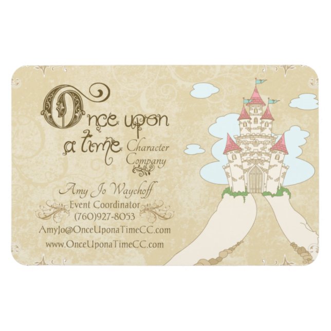 Ímã Amy Jo Cartão de visita Flexi Magnet (Horizontal)