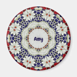 Imã AMY ~ Padrão de Páscoa personalizado ~ Magnet