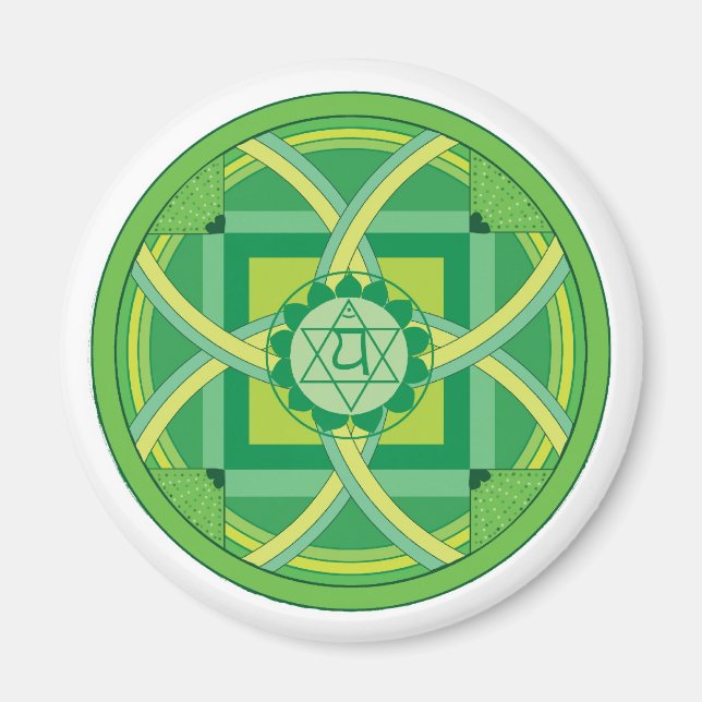 Imã Anahata chakra Mandala (Frente)