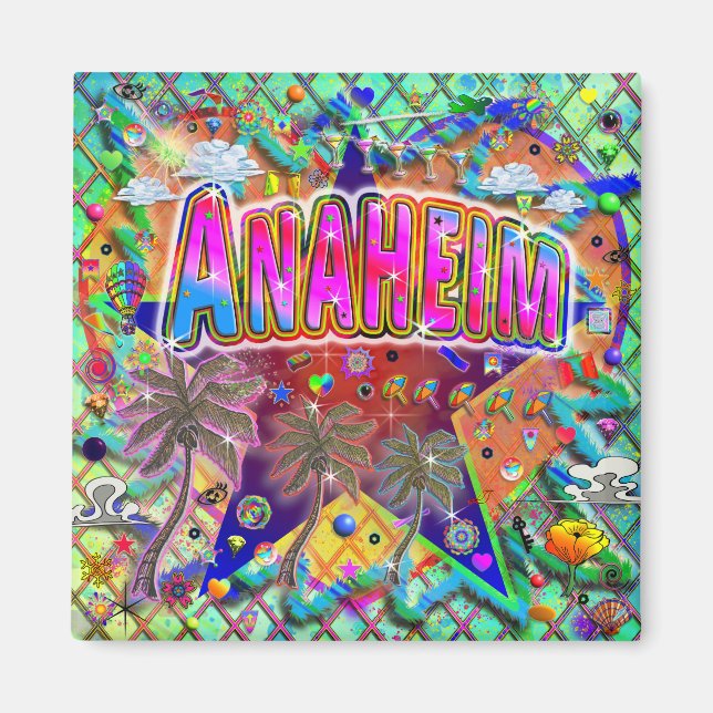 Imã Anaheim Fator de Risco Magnet (Frente)