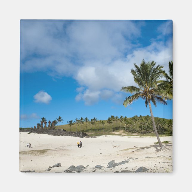 Imã Anakena, Rapa Nui, Ilha de Páscoas, Chile (Frente)