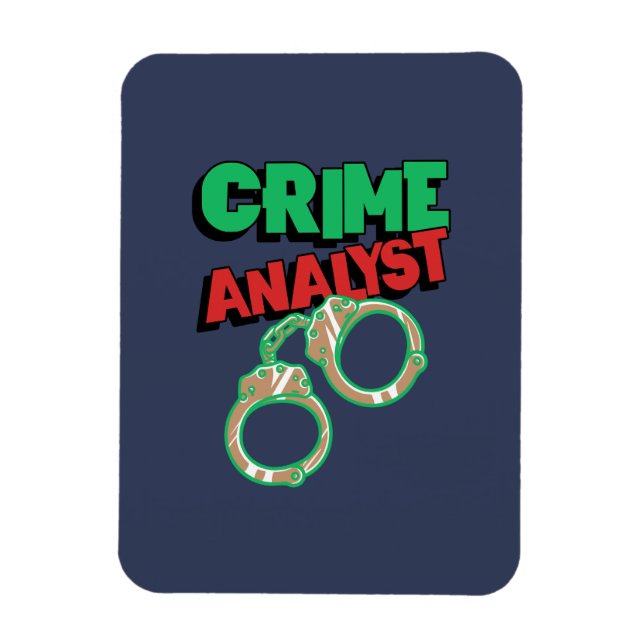 Ímã Analista de Crime (Vertical)