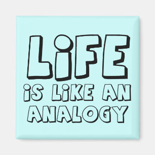 Imã Analogia da Vida Humor Engraçado de Magnetos