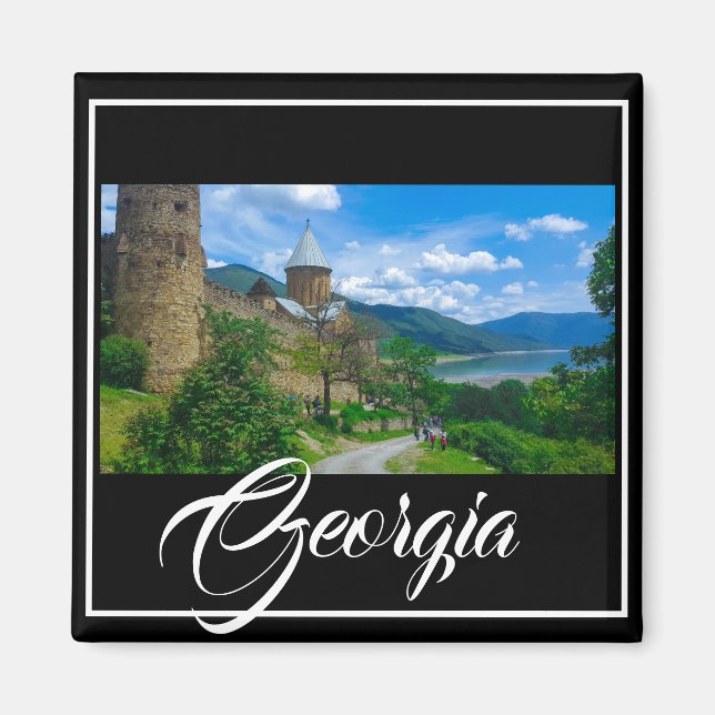 Imã Ananuri Castle Georgia Aragvi Caucuses Montanhas (Frente)