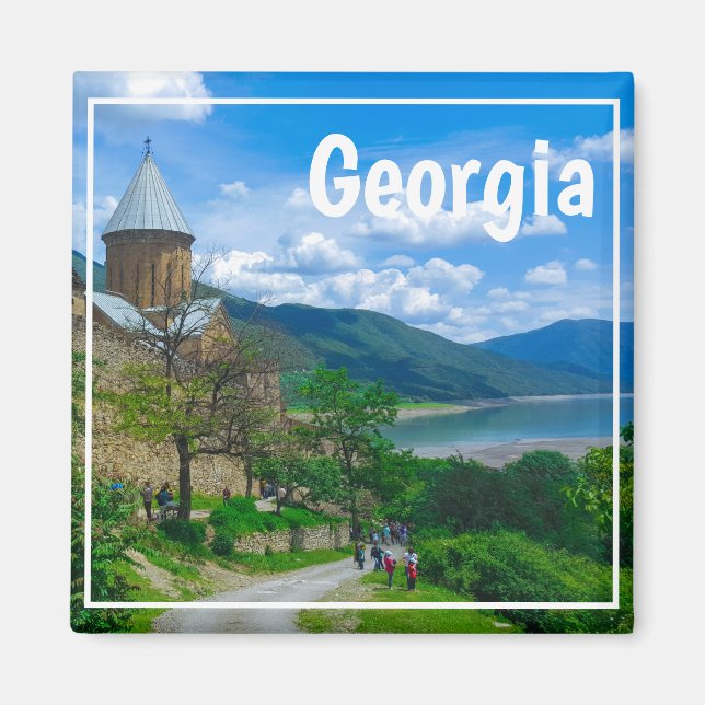 Imã Ananuri Castle Georgia Aragvi Caucuses Montanhas (Frente)