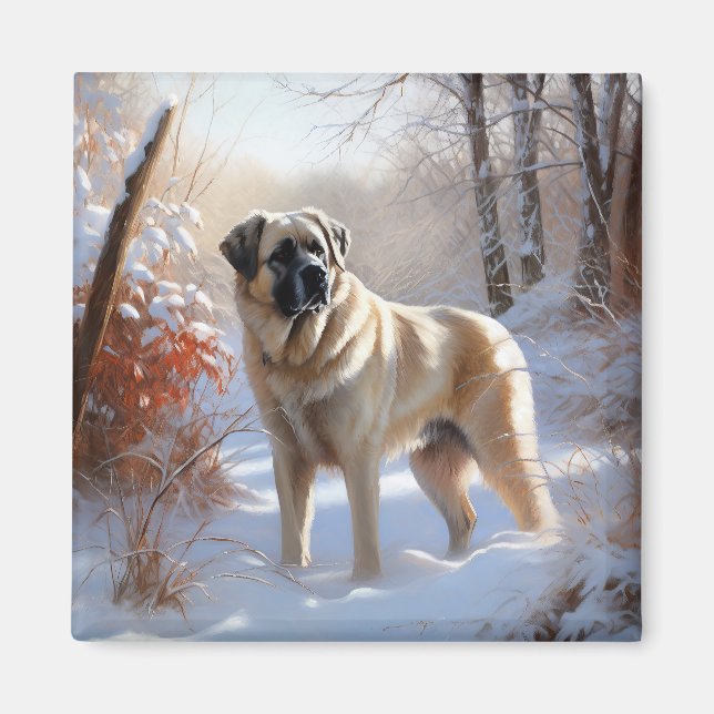 Imã Anatólia Shepherd Deixou nevar o Natal (Frente)