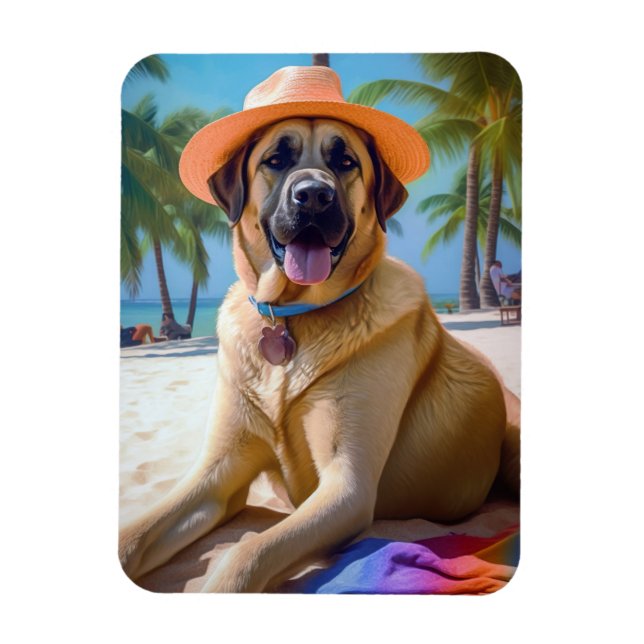 Ímã Anatólia Shepherd on Beach, presente de verão para (Vertical)