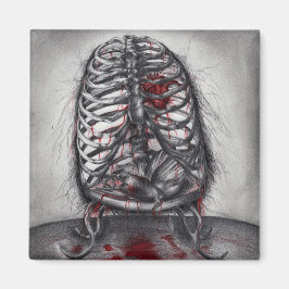 Imã Anatomia da Gaiola Vazia Coração Surrealismo Arte