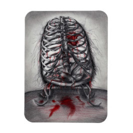Ímã Anatomia da Gaiola Vazia Coração Surrealismo Arte