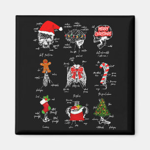 Imã Anatomia do Esqueleto Humano Natal Estudante de Me