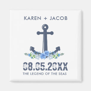 Imã Anchor Cruise Salve a Data   Favor das redes