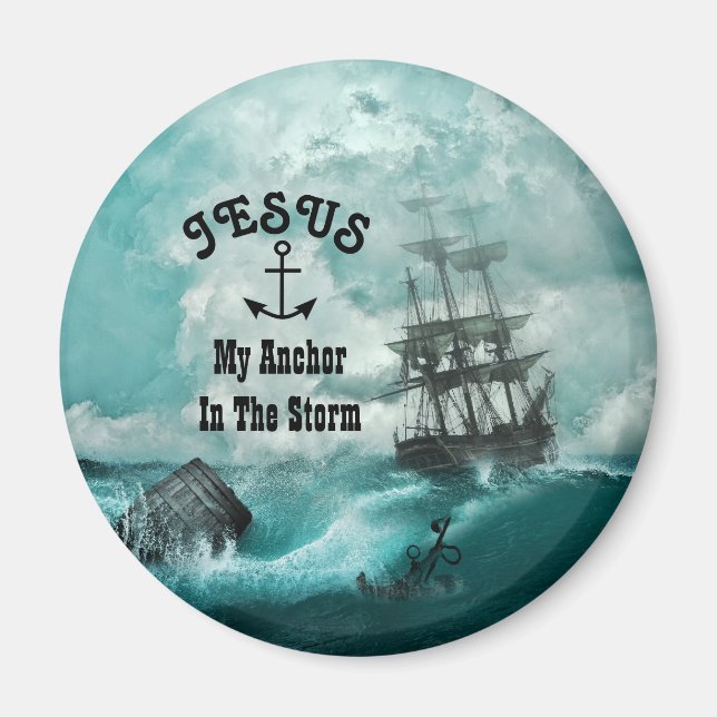 Imã "Âncora Na Tempestade (Frente)