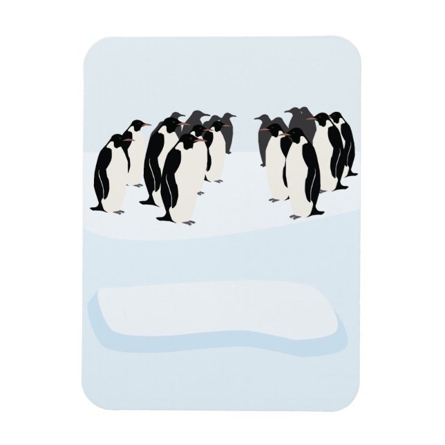 Ímã Andada de Pinguins (Vertical)