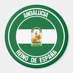 Imã Andalucía Round Emblem