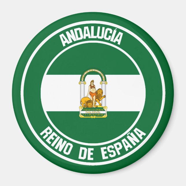 Imã Andalucía Round Emblem (Frente)