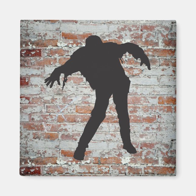Imã Andando com o Magnet Zombie Silhouette (Frente)