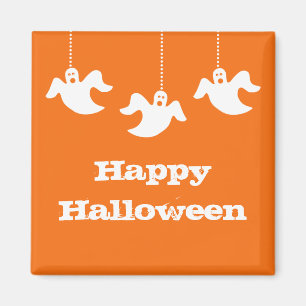 Imã Andando Fantasmas, Magneta de Halloween, Laranja