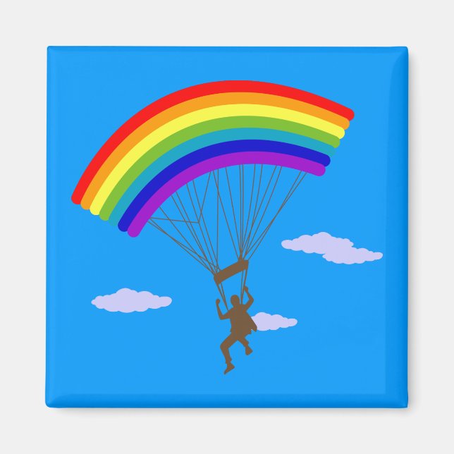 Imã Andar com o arco-íris (Frente)