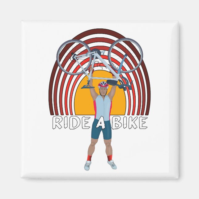 Imã Andar de bicicleta (Frente)