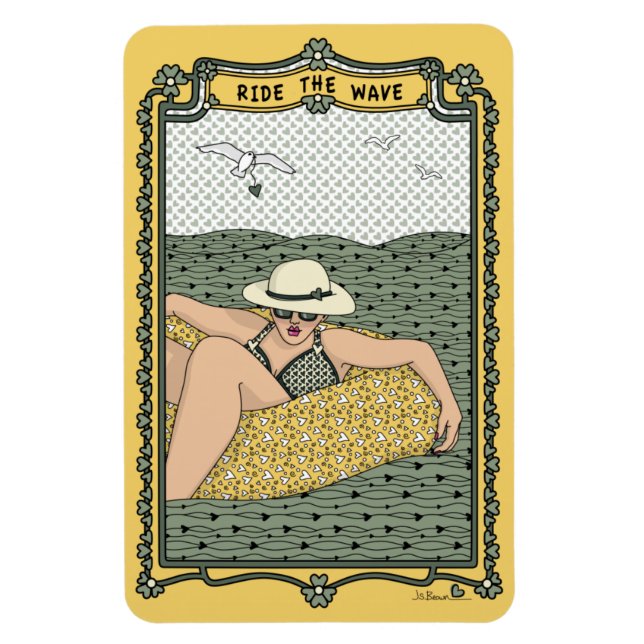 Ímã Andar O Wave_B_Refrigerator (Vertical)