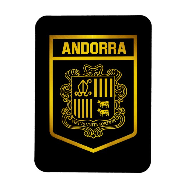 Ímã Andorra Emblem (Vertical)