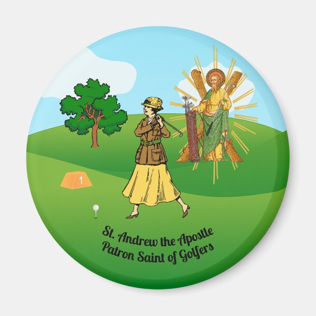 Imã Andrew e Lady Golfer em Upscale. (Frente)