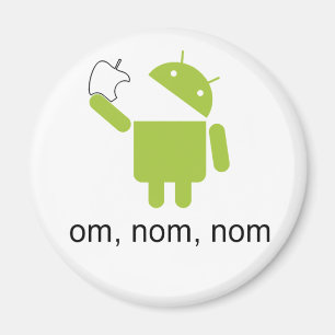 Imã android > maçã (ímã redondo)