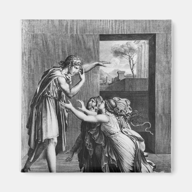 Imã Andromache aos pés de Pyrrhus (Frente)
