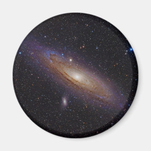 Imã Andromeda Galaxia tomada com filtro alfa de hidrog