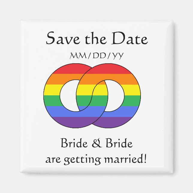 Imã Anéis de bloqueio - arco-íris - ímã (Frente)