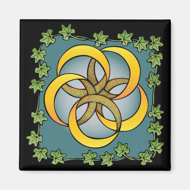 Imã Anéis de cinco Ouros (Frente)