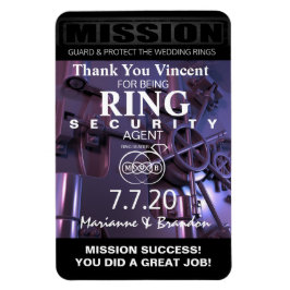 Ímã Anel Bearer Obrigado Magnet