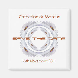 Imã Anel Daisy Africano Salve O Magnet Quadrado Da Dat