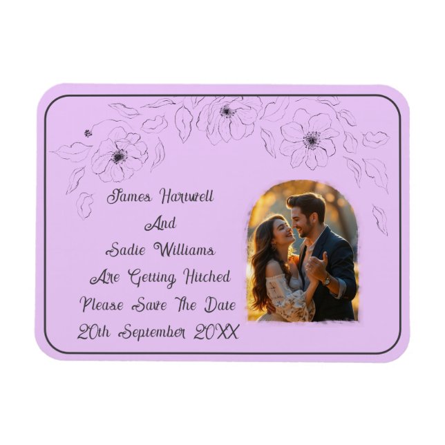 Ímã Anêone no Light Lilac (Horizontal)