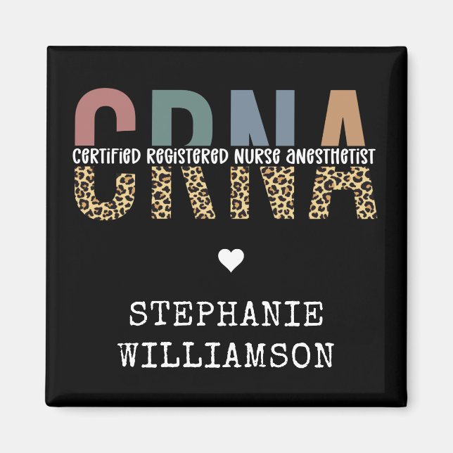 Imã Anestesista de Enfermeira Registrada Certificada C (Frente)