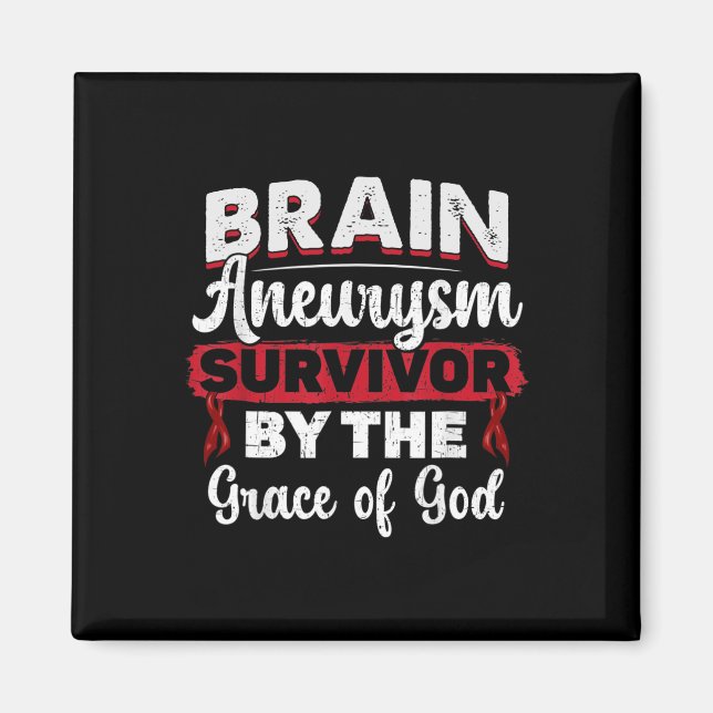 Imã Aneurisma Cerebral Sobrevivência Mês de Consciênci (Frente)