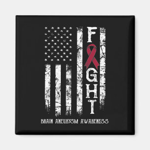 Imã Aneurysm Warrior USA Flag