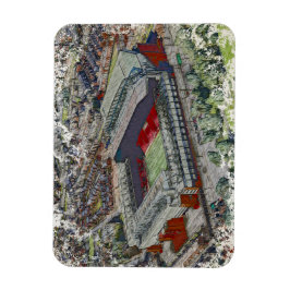 Ímã Anfield Stadium Liverpool - Artistic Watercolour