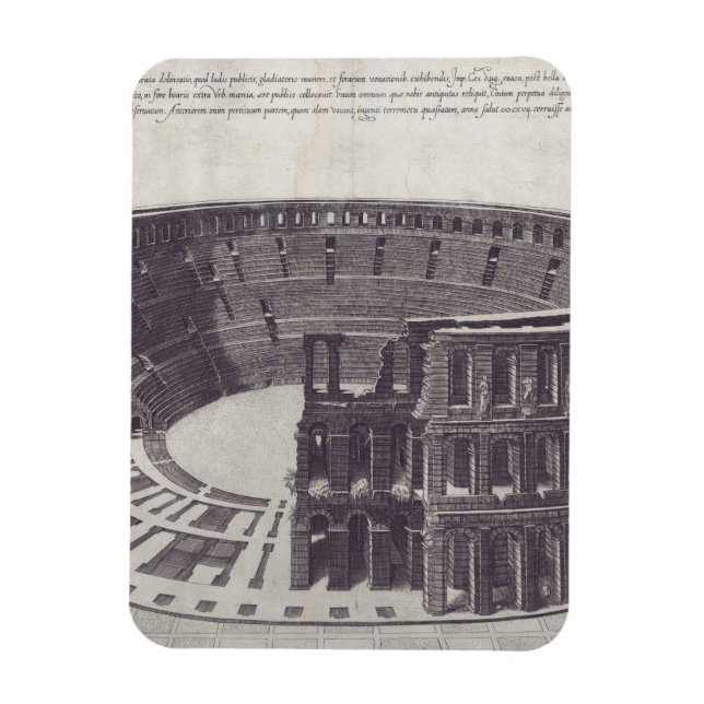 Ímã Anfiteatro em Verona na Piazza Bra (Vertical)
