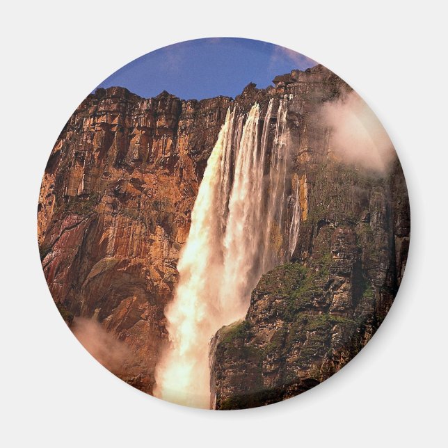 Imã Angel Falls em Auyan Tepui, Venezuela (Frente)